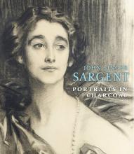 charcoal drawing of a woman in a formal dress